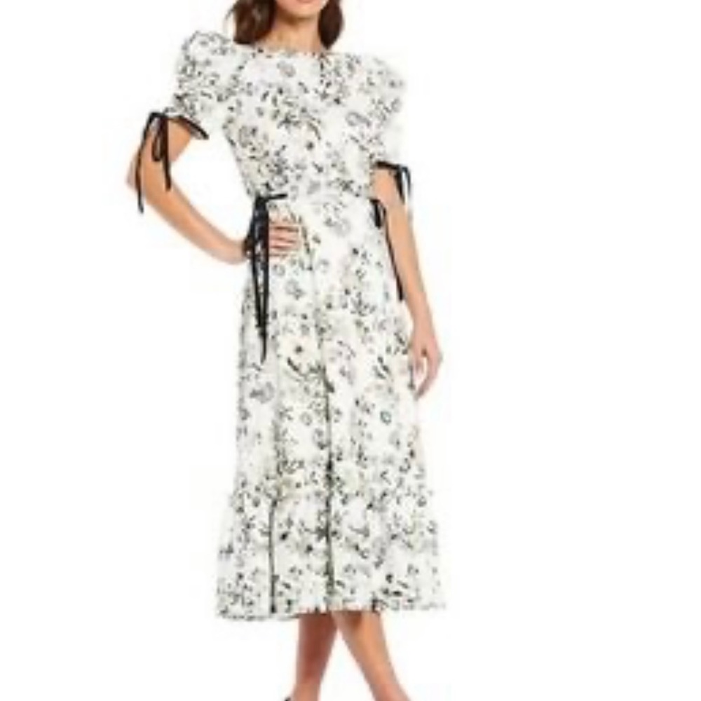 Nicola Bathie X Antonio Melani jacquard dress.